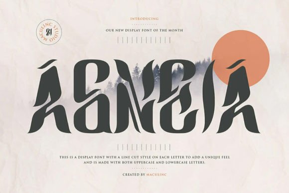 Agneia: A Display Font That Elevates Editorial Design
