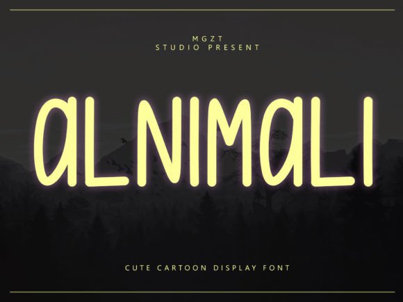 Alnimali: A Playful Display Font That Lifts Digital Branding