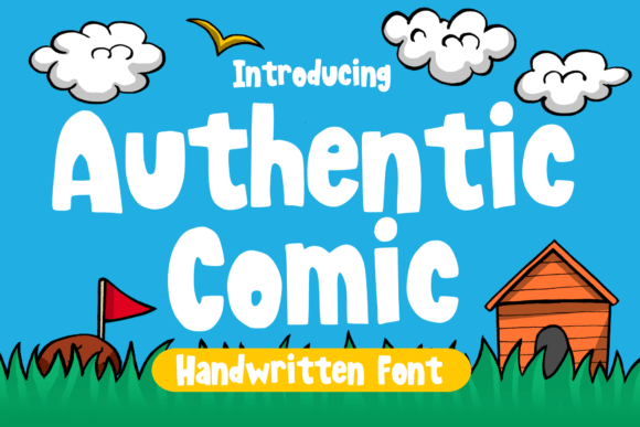 Authentic Comic: A Playful Display Font for Digital Branding