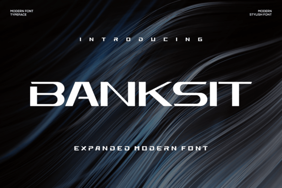 Banksit Font: A Bold, Modern Display Typeface for Small Businesses