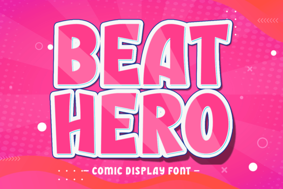 Beat Hero: A Playful Display Font for Memorable Branding