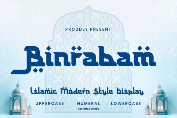 Binrabam: A Modern Arabic Display Font That Cuts Through the Feed