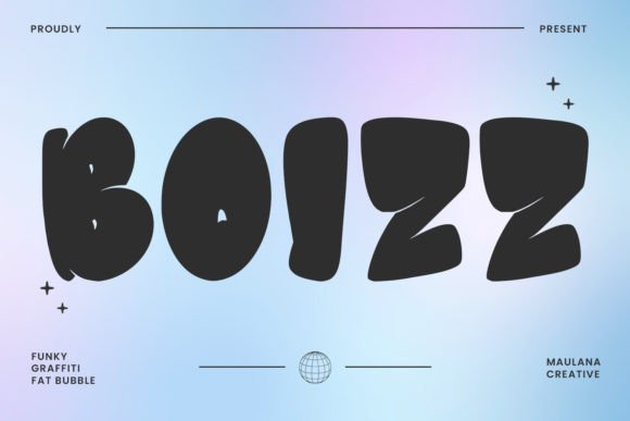 Boizz: A Playful Display Font That Feels Like Hand-Drawn Joy