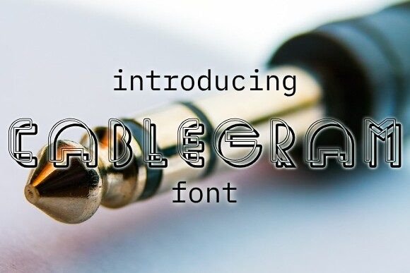 Cablegram: A Display Font That Makes Your Brand Shine