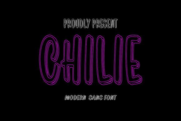 Chilie: A Playful Display Font for Editorial Charm
