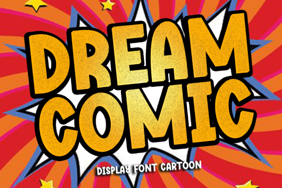 Dream Comic: A Playful Display Font for Editorial Charm