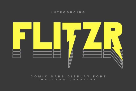 Flitzr Flash: A Playful Display Font That Delivers