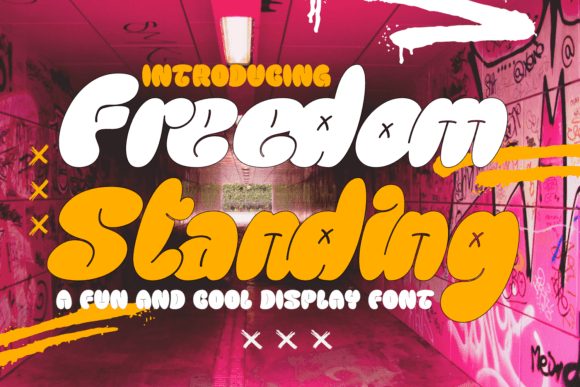 Freedom Standing Font: Bold, Urban & Scroll-Stopping