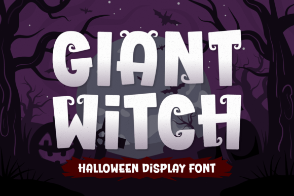 Giant Witch: A Playful Display Font for Editorial Magic