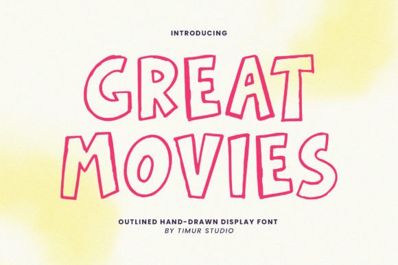 Great Movies: A Display Font That Makes Your Brand Feel Like a Classic Film