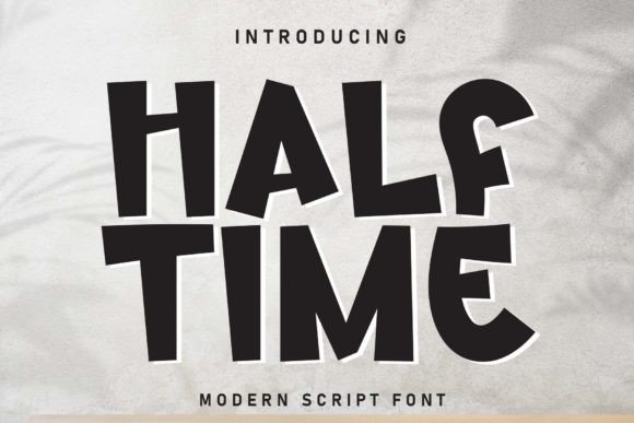 Half Time Font: A Playful Display Typeface for Scroll-Stopping Campaigns