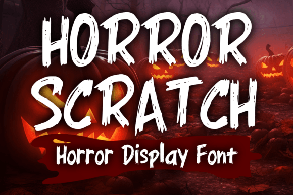 Horror Scratch: A Gritty Display Font for Authentic Horror Branding
