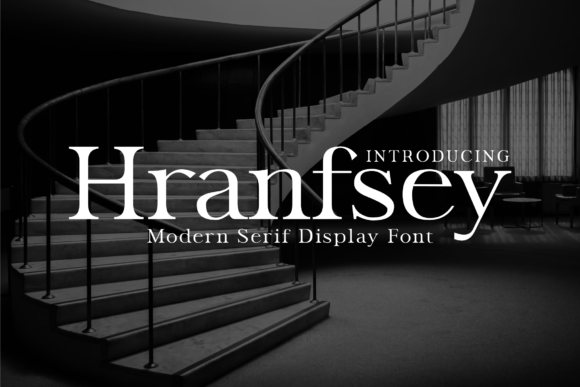 Hranfsey: A Modern Serif Display Font for Thoughtful Editorial Design