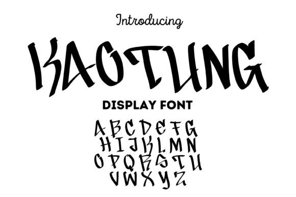 Kaotung: A Playful Display Font for Scroll-Stopping Marketing