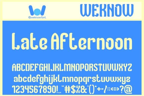 Late Afternoon: A Display Typeface That Feels Like Sunlight Through Curtains