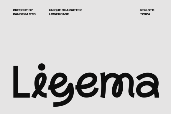 Ligema: A Display Font That Cuts Through the Feed