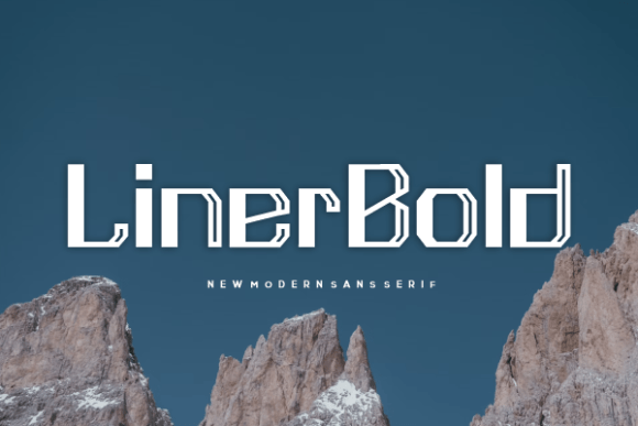 Linerbold: A Modern Display Font for Small Business Branding