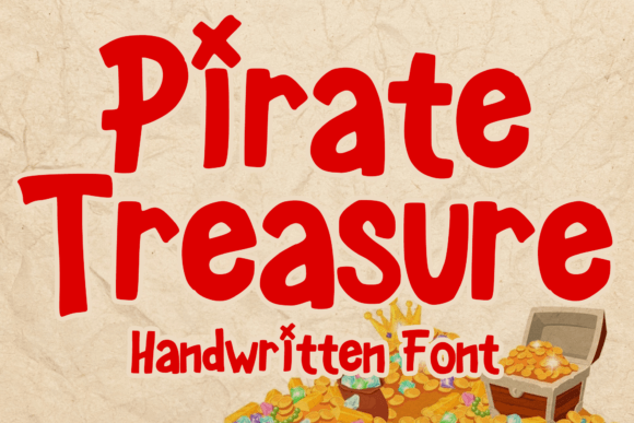 Pirate Treasure: A Playful Display Font for Digital Branding