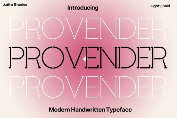 Provender: A Display Font That Shapes Brand Identity With Confidence