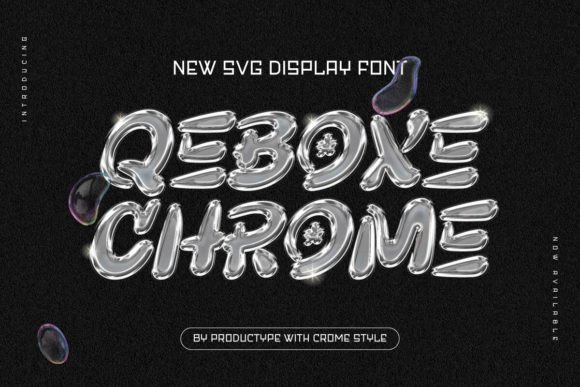 Qebox Chrome: A Bold, Futuristic Display Font for Small Business Branding