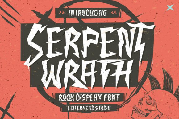Serpent Wrath: A Display Font That Means Business