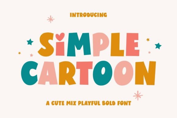 Simple Cartoon: A Playful Display Font for Editorial Charm