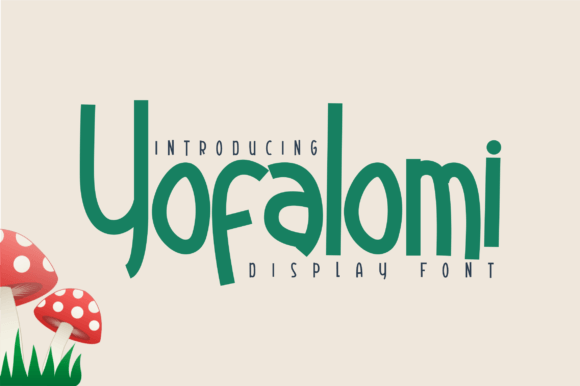 Yofalomi: A Playful Display Font That Feels Like a Design Win